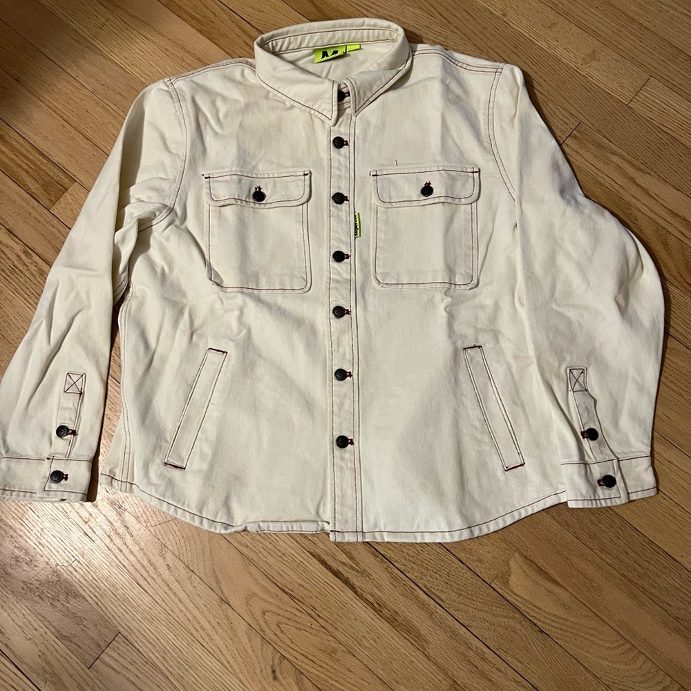 SUPERVSN THIRD EYE DENIM OVERSHIRT SIZE M